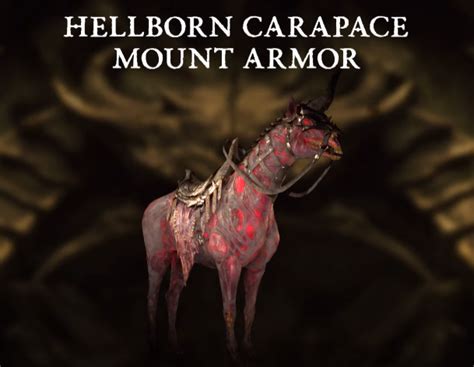 amalgam of rage|hellborn carapace mount armor.